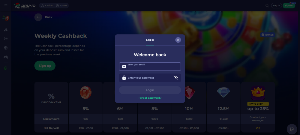 Bruno Casino Officiële Site